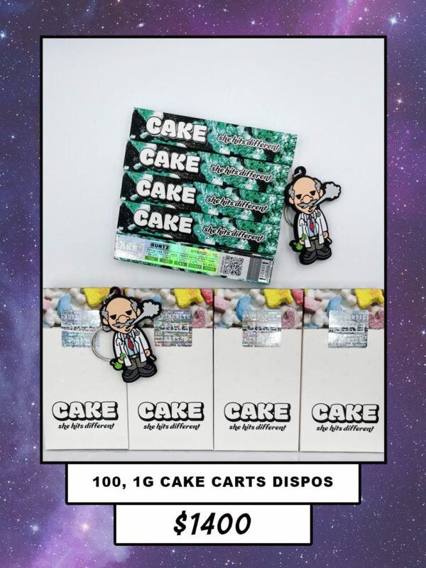 1G Cake Carts Dispo